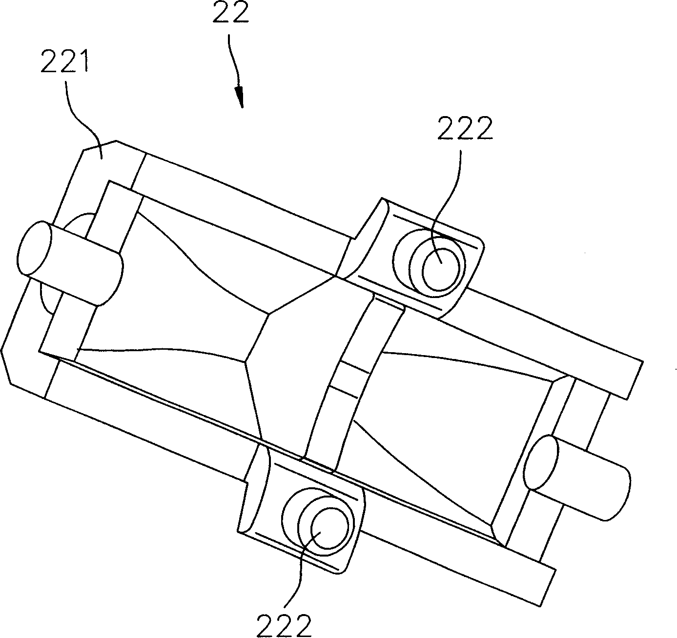 Combined operating key device