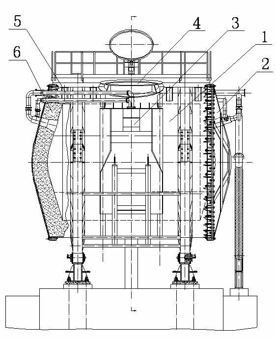 Hydraulic transmission type metal mixer