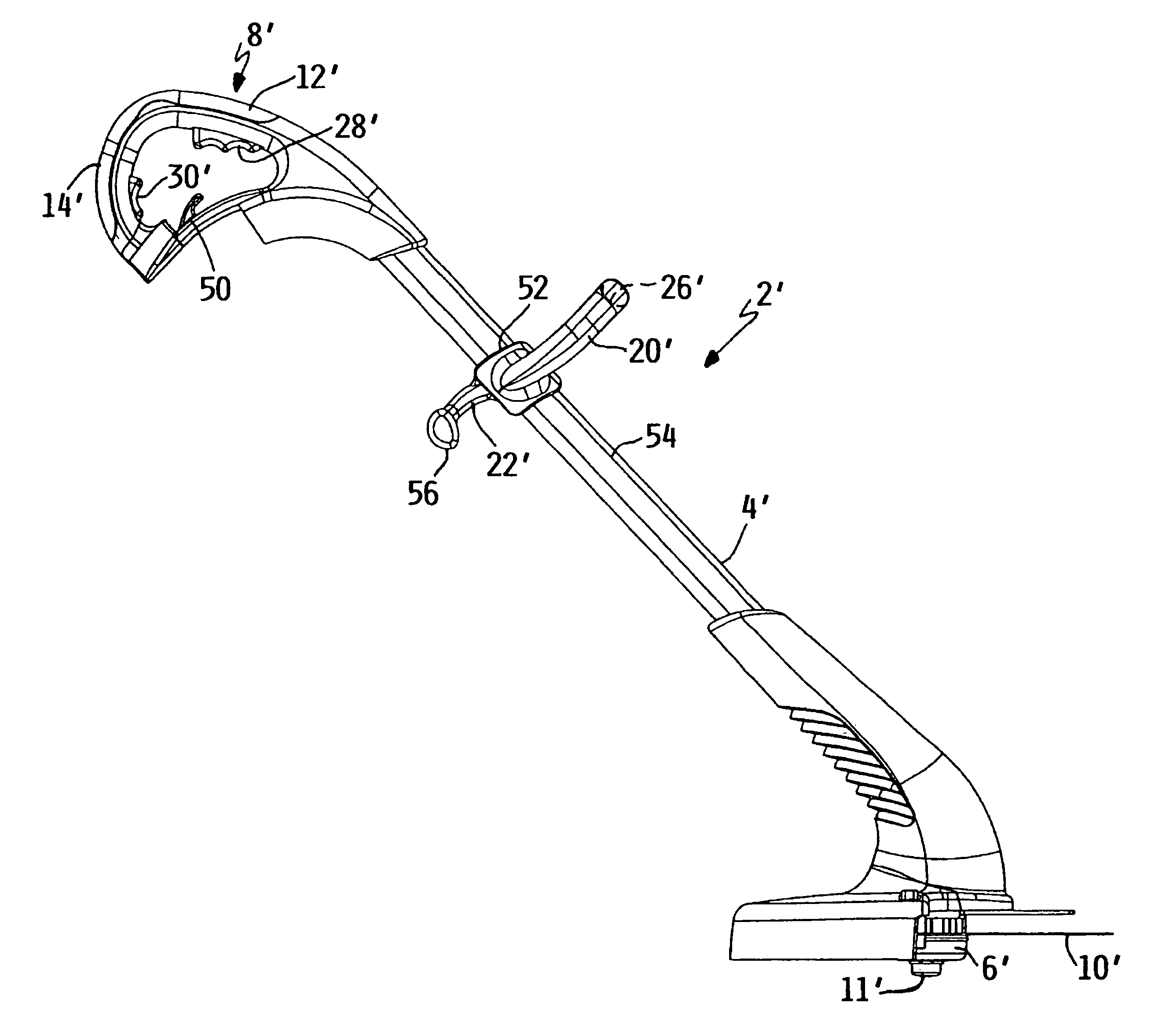 Filament trimmer with dual triggers