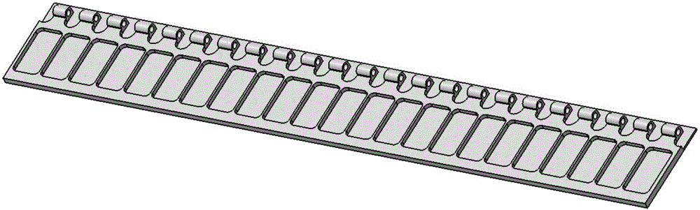 Hinge type part drilling clamp