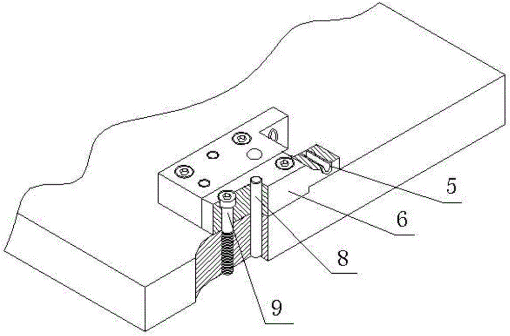 Hinge type part drilling clamp