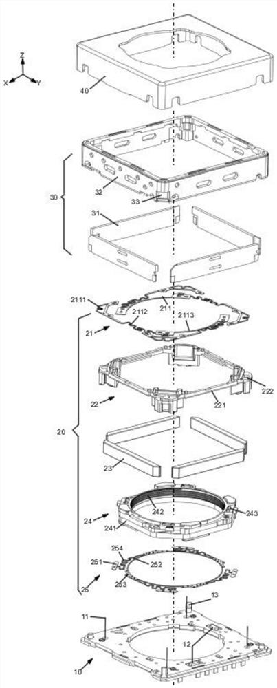 Anti-shake device for camera lens