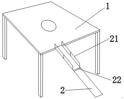 Escape slide of drilling platform and using method of escape slide