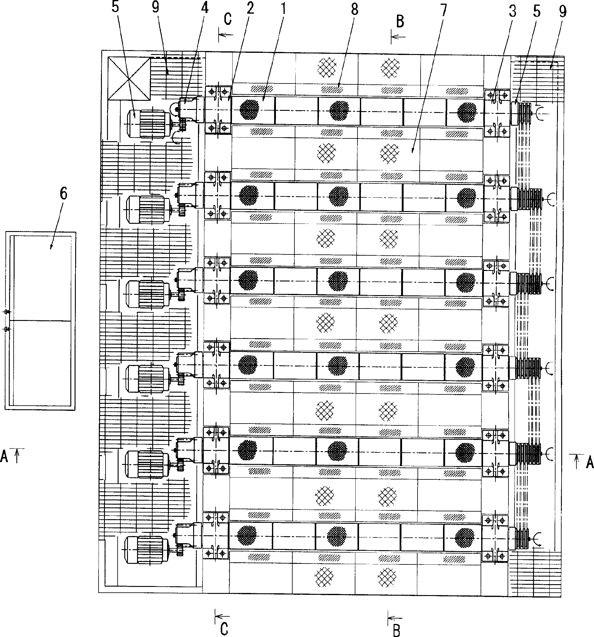 Generator driven by friction and inertance of vehicle tyres