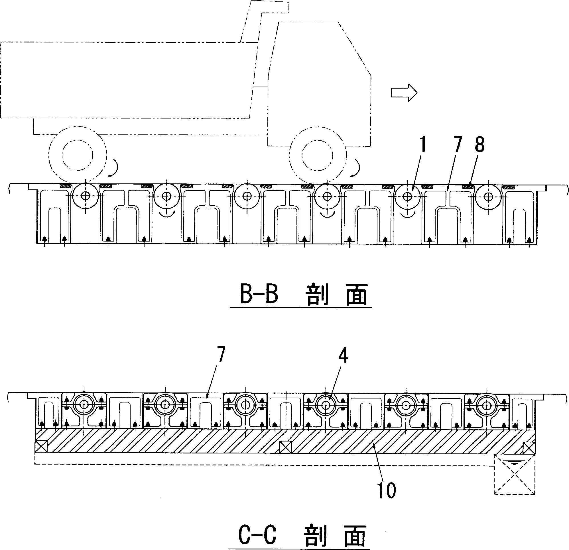 Generator driven by friction and inertance of vehicle tyres