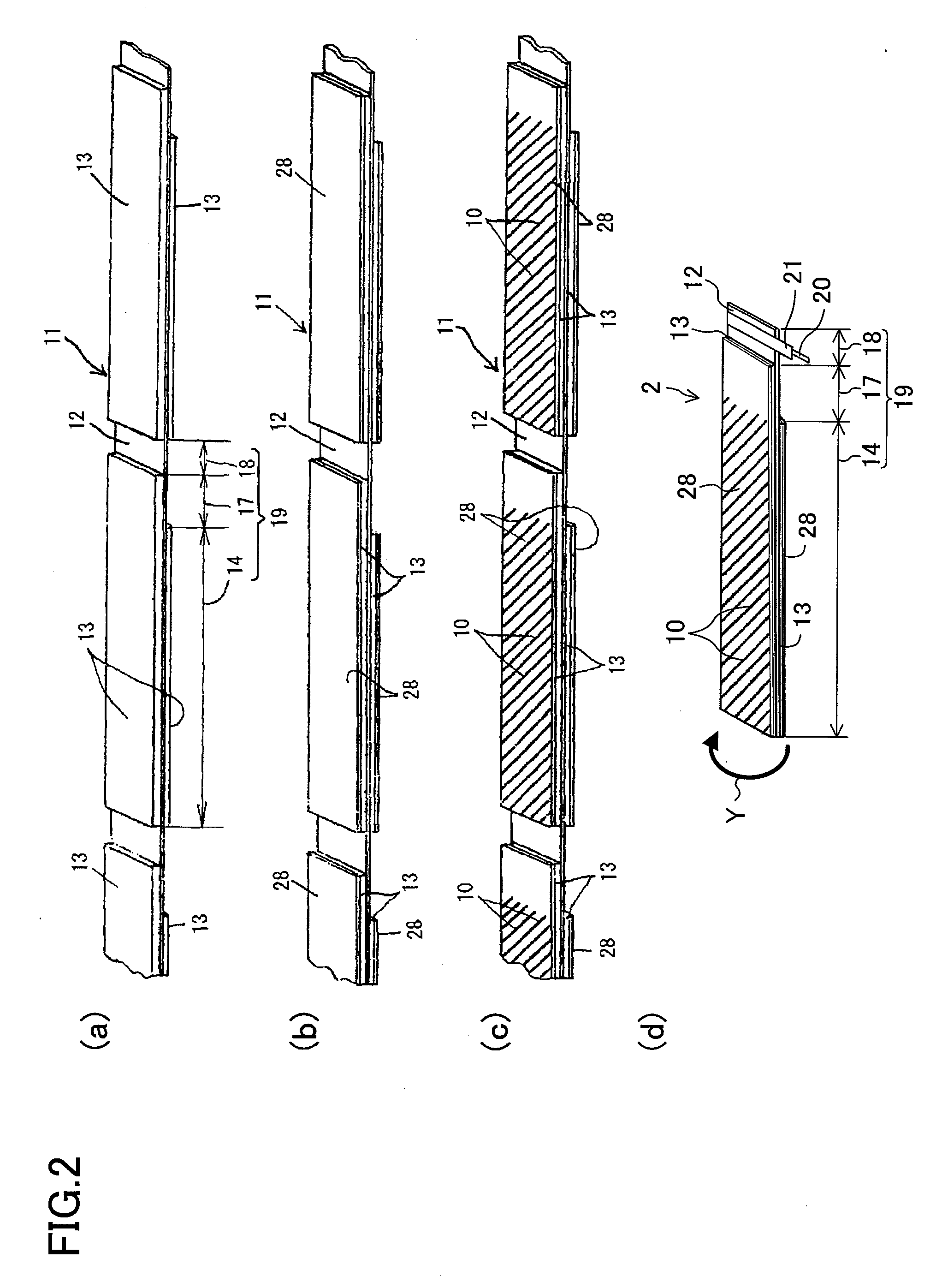 Positive electrode for nonaqueous battery, electrode group for nonaqueous battery and method for producing the same, and rectangular nonaqueous secondary battery and method for producing the same