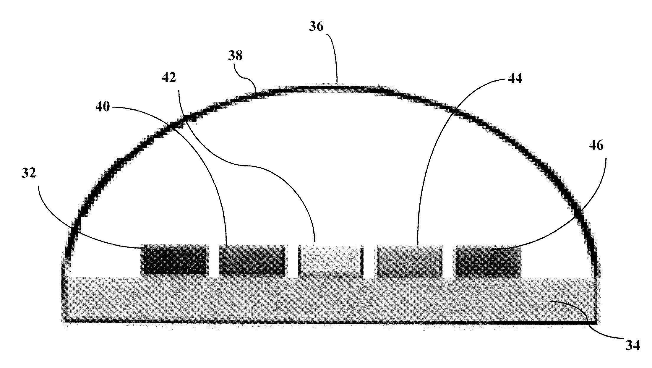 Generation of radiation conducive to plant growth using a combination of leds and phosphors