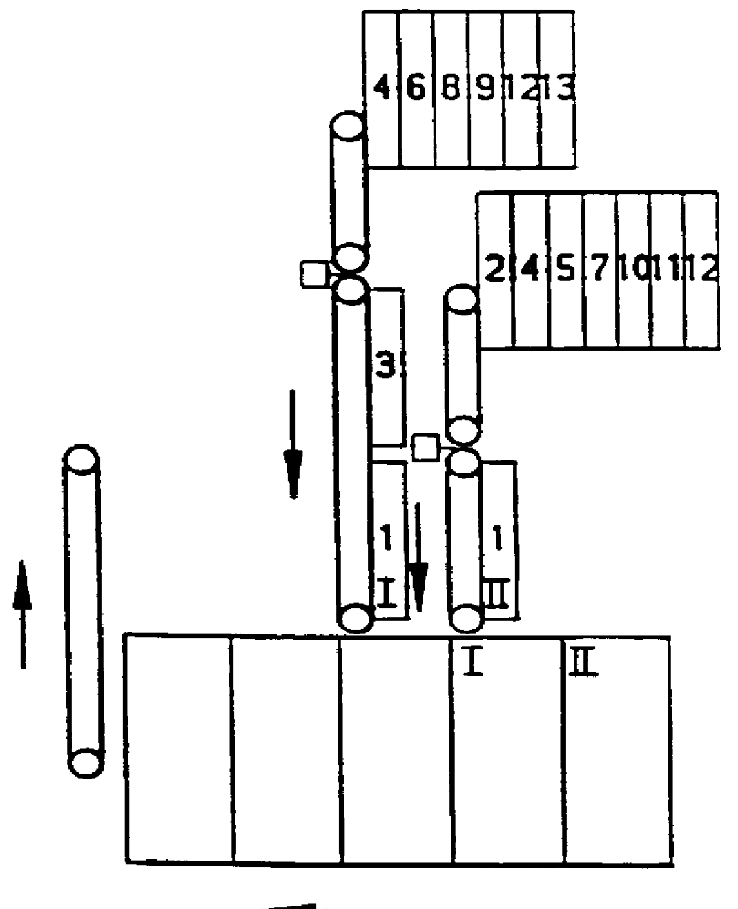 Apparatus for and method of merging stream of presorted pieces into an ordered row