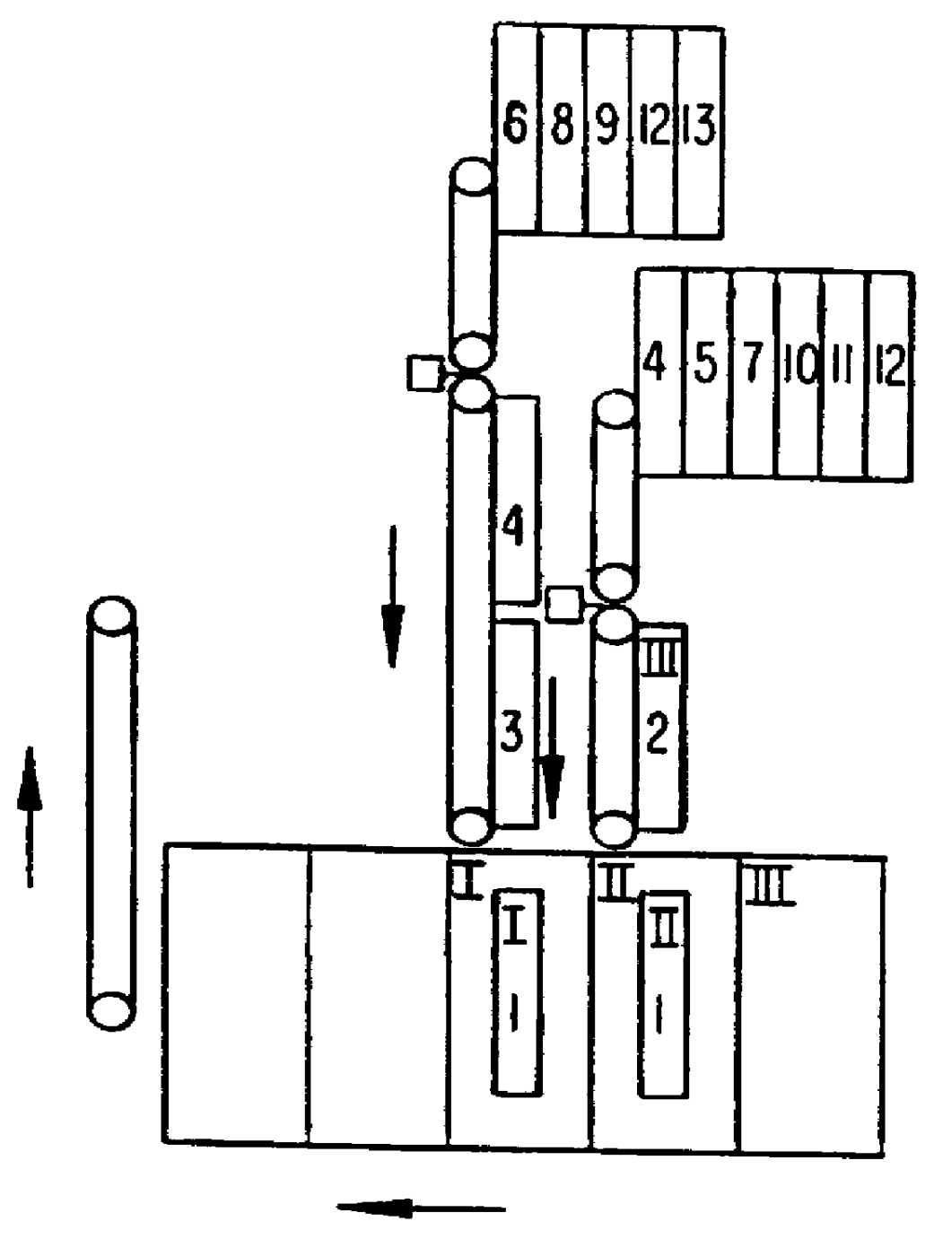 Apparatus for and method of merging stream of presorted pieces into an ordered row