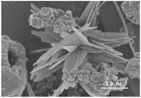 Controllable preparation method for high-power ultrasound-assisted nanoscale plate-shaped Fe3O4