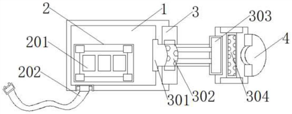 Skin disease treatment device capable of uniformly supplying ozone