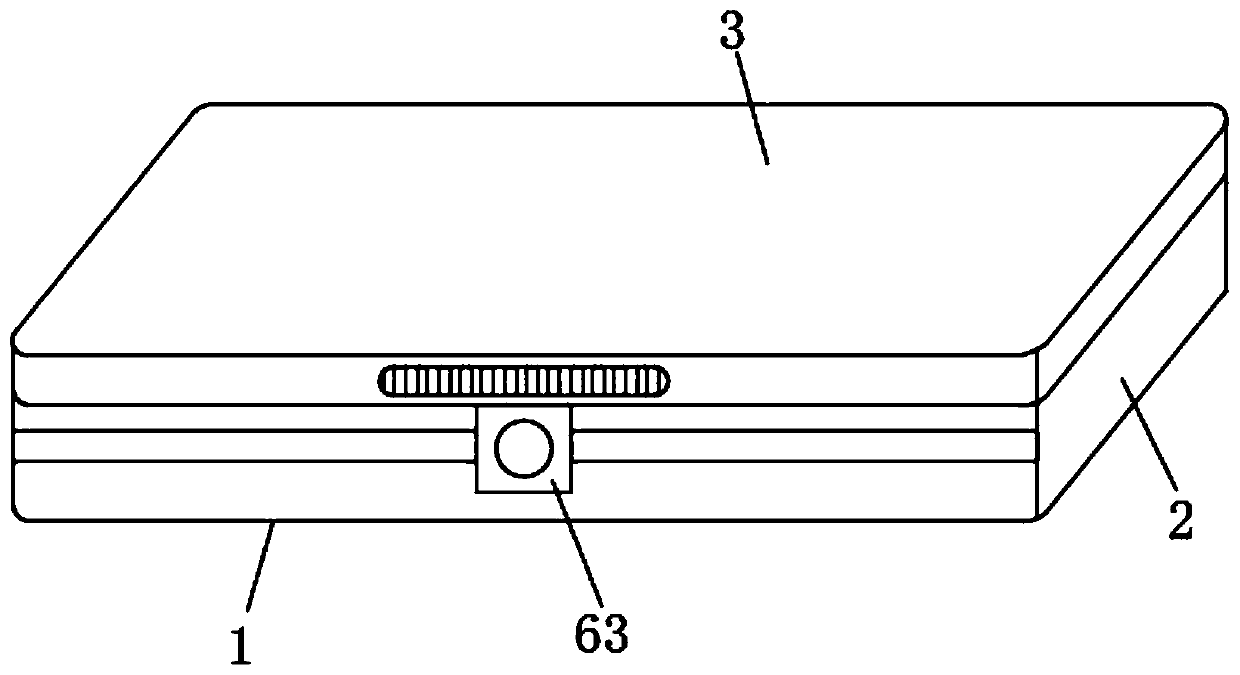 Writing case with fingerprint identification