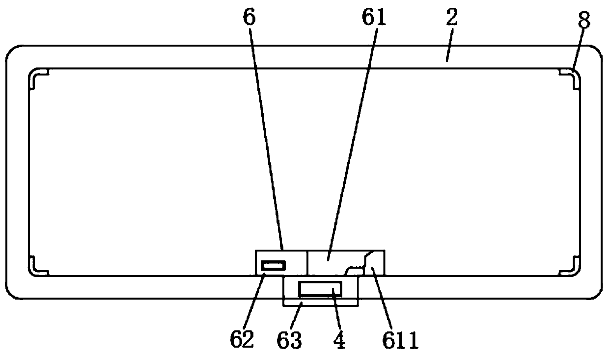 Writing case with fingerprint identification