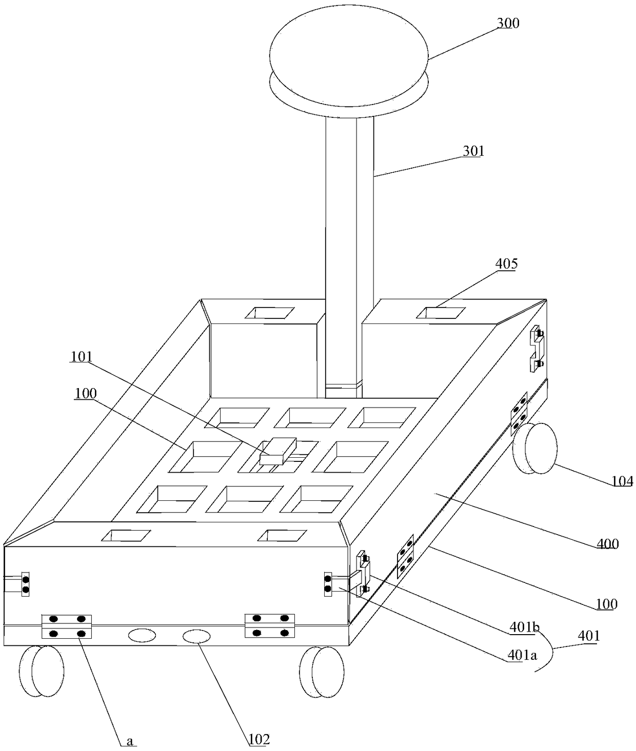 Mobile mechanical electronic scale