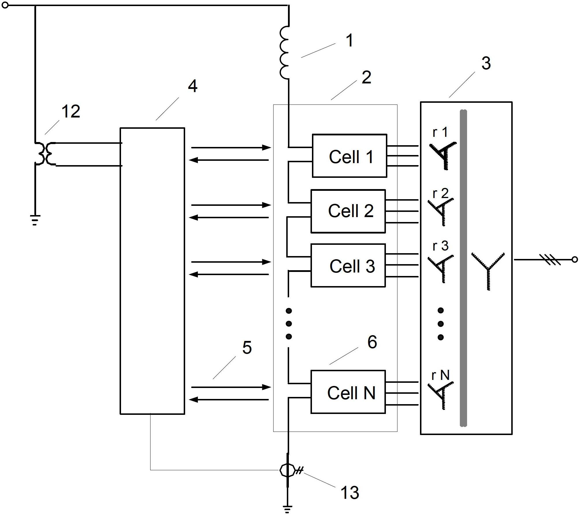 Arc extinction grounding device