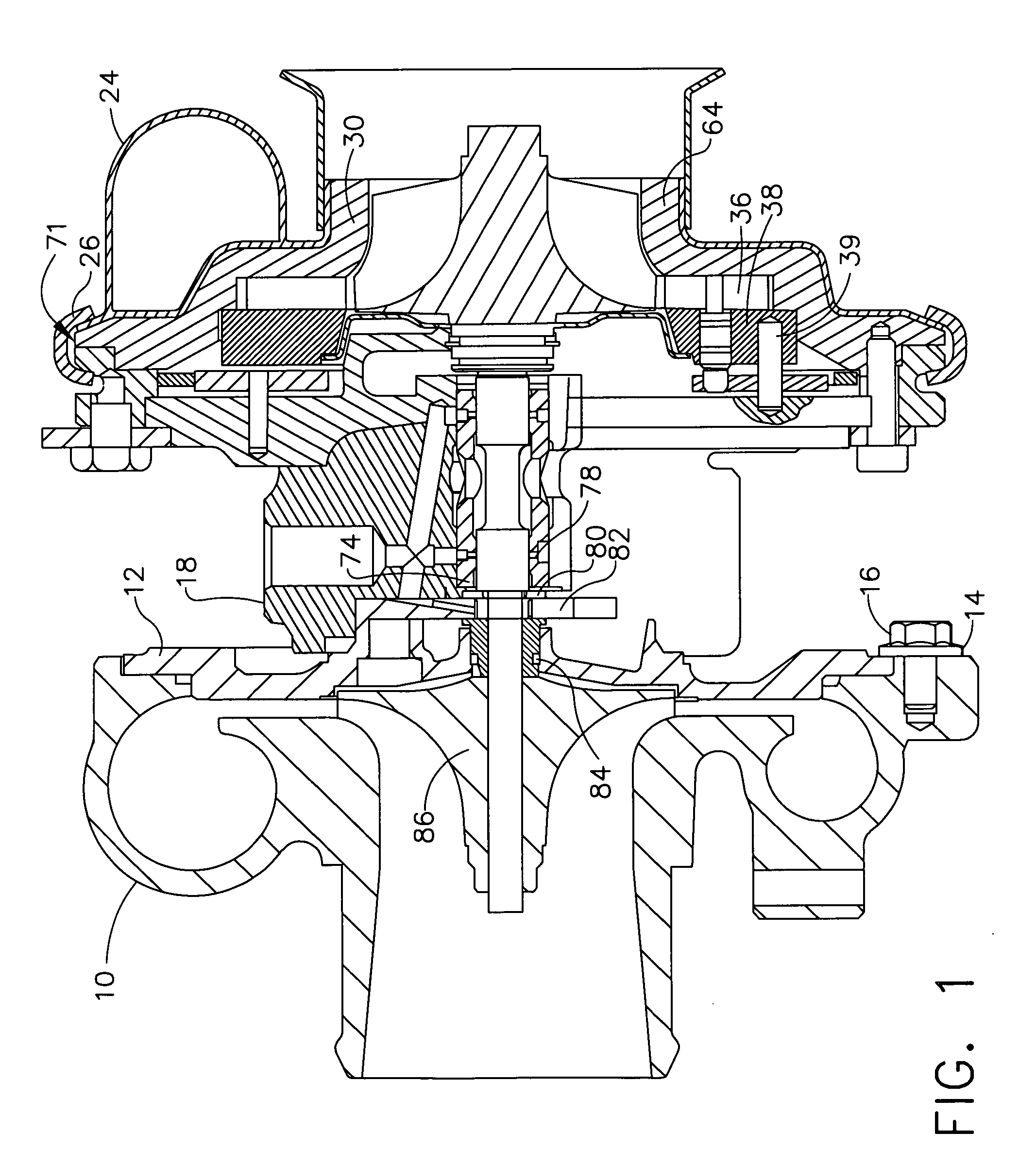 Variable geometry turbocharger