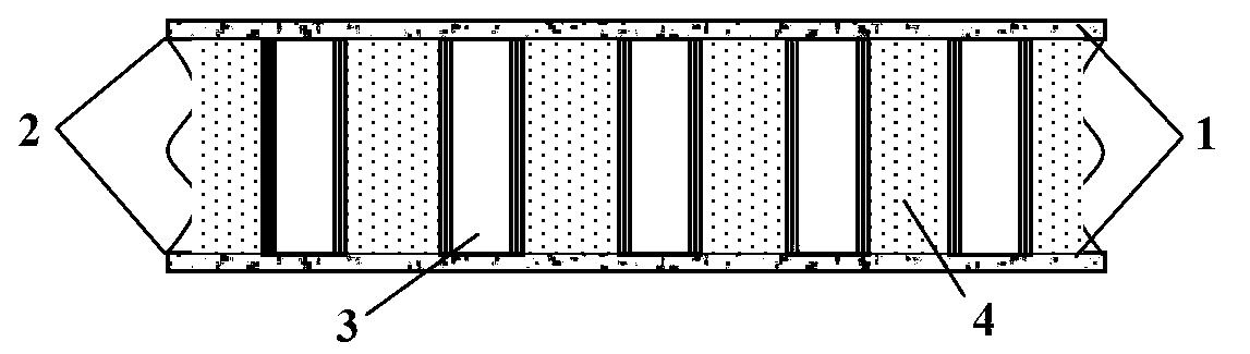 Novel anti-impact light interlayer structure