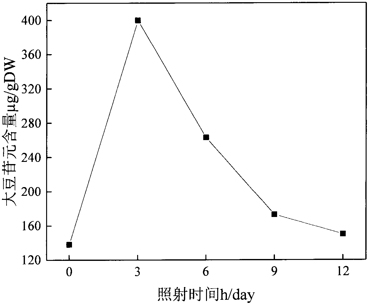 Method of enriching daidzein with soybean sprouts