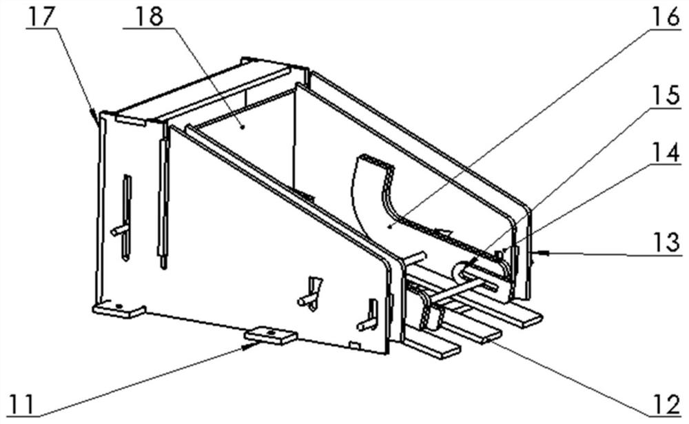 Automatic sorting device for measuring inner diameters of gas detection glass tubes