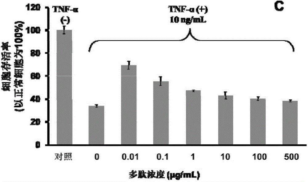 Polypeptide binding with tumor necrosis factor, and applications thereof