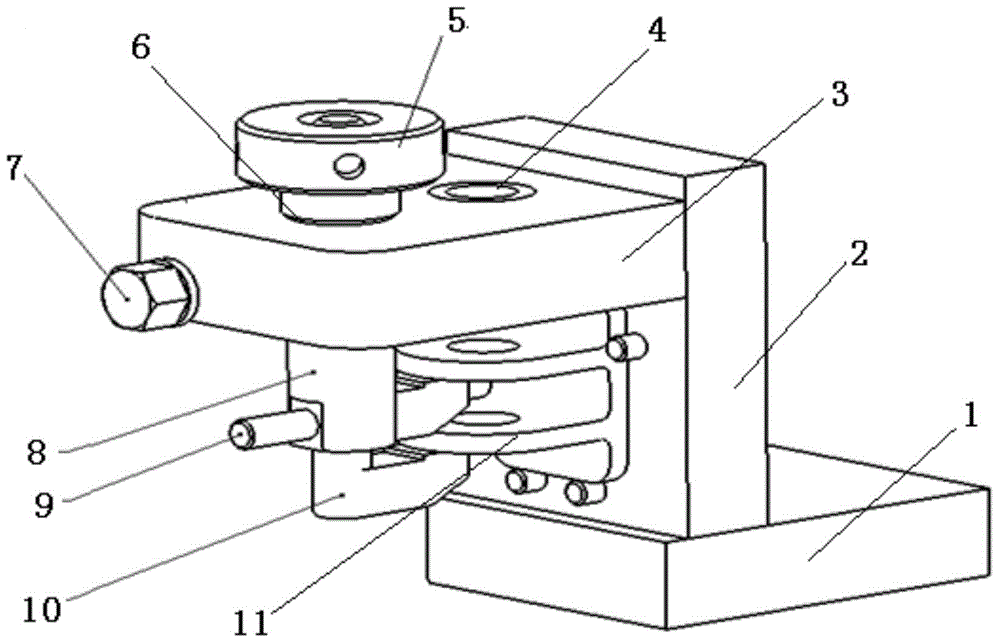 Support drill jig structure for drilling double lug piece part