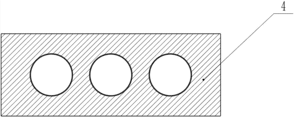 Movable type foundation earth fast ramming device used for civil engineering