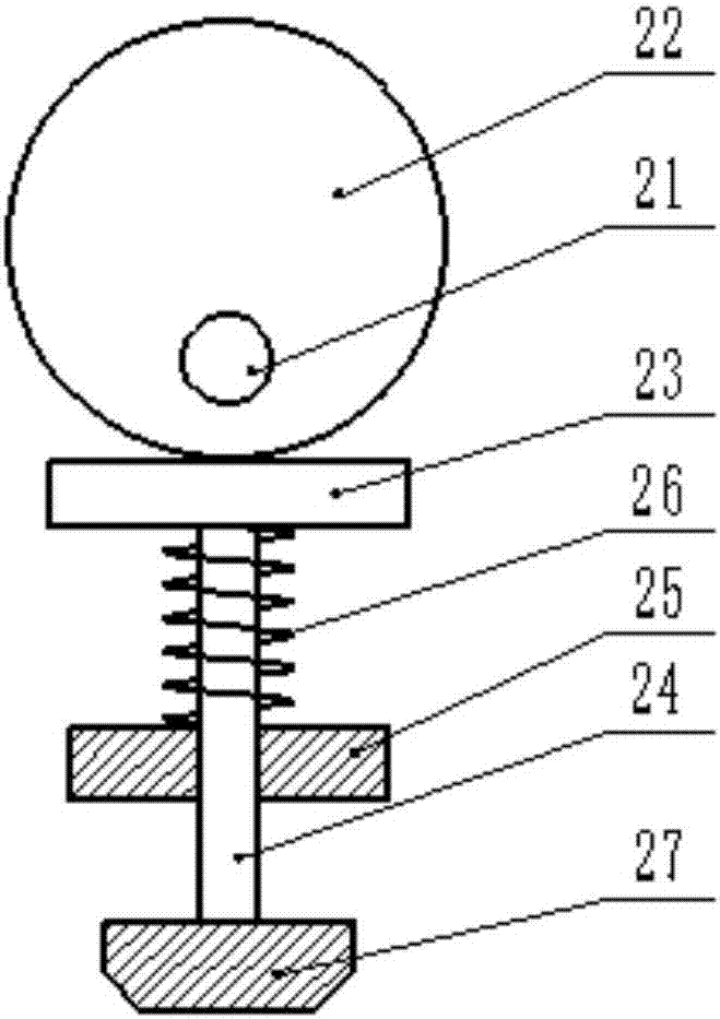 Movable type foundation earth fast ramming device used for civil engineering