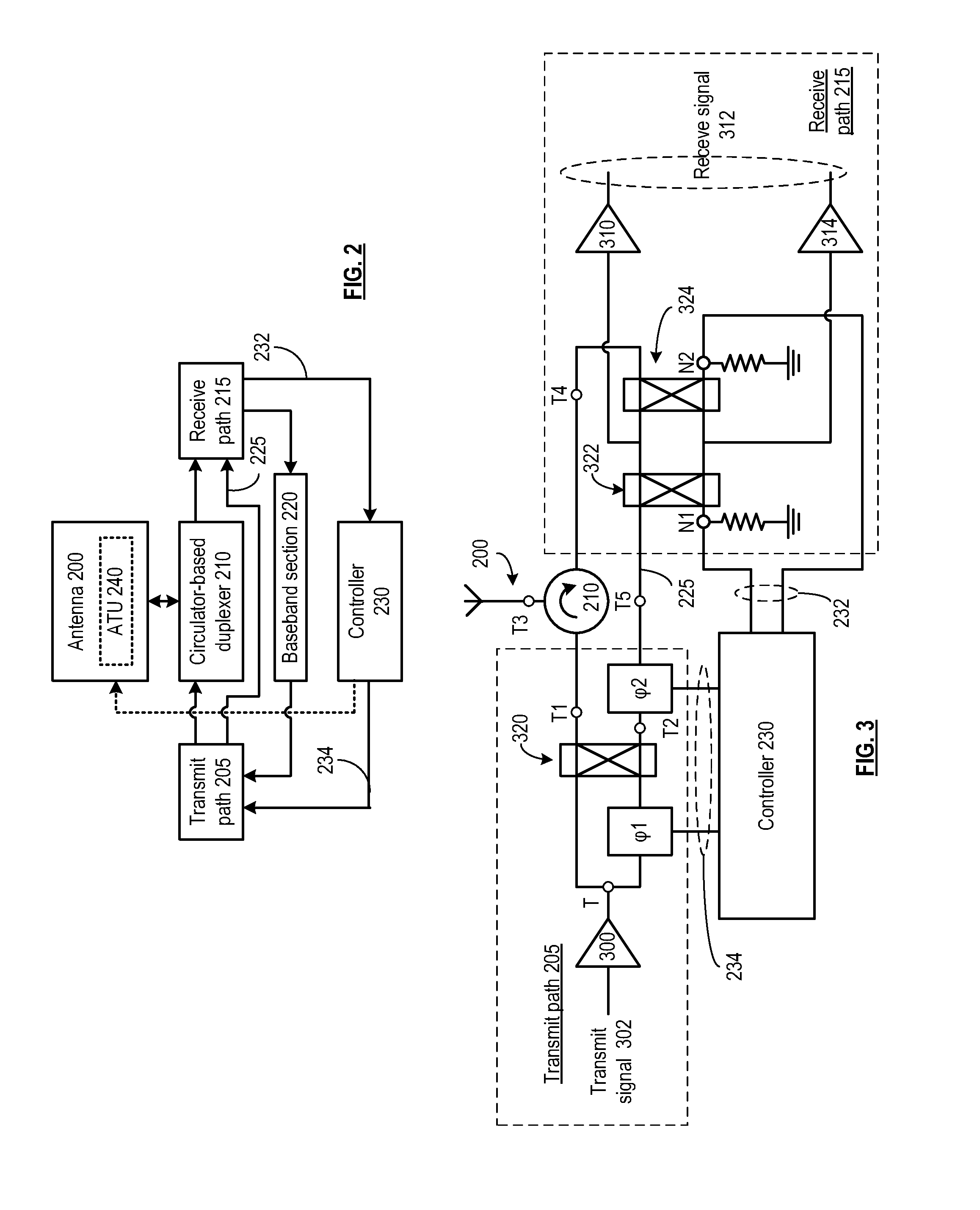 Wireless transceiver with circulator and active cancellation and methods for use therewith