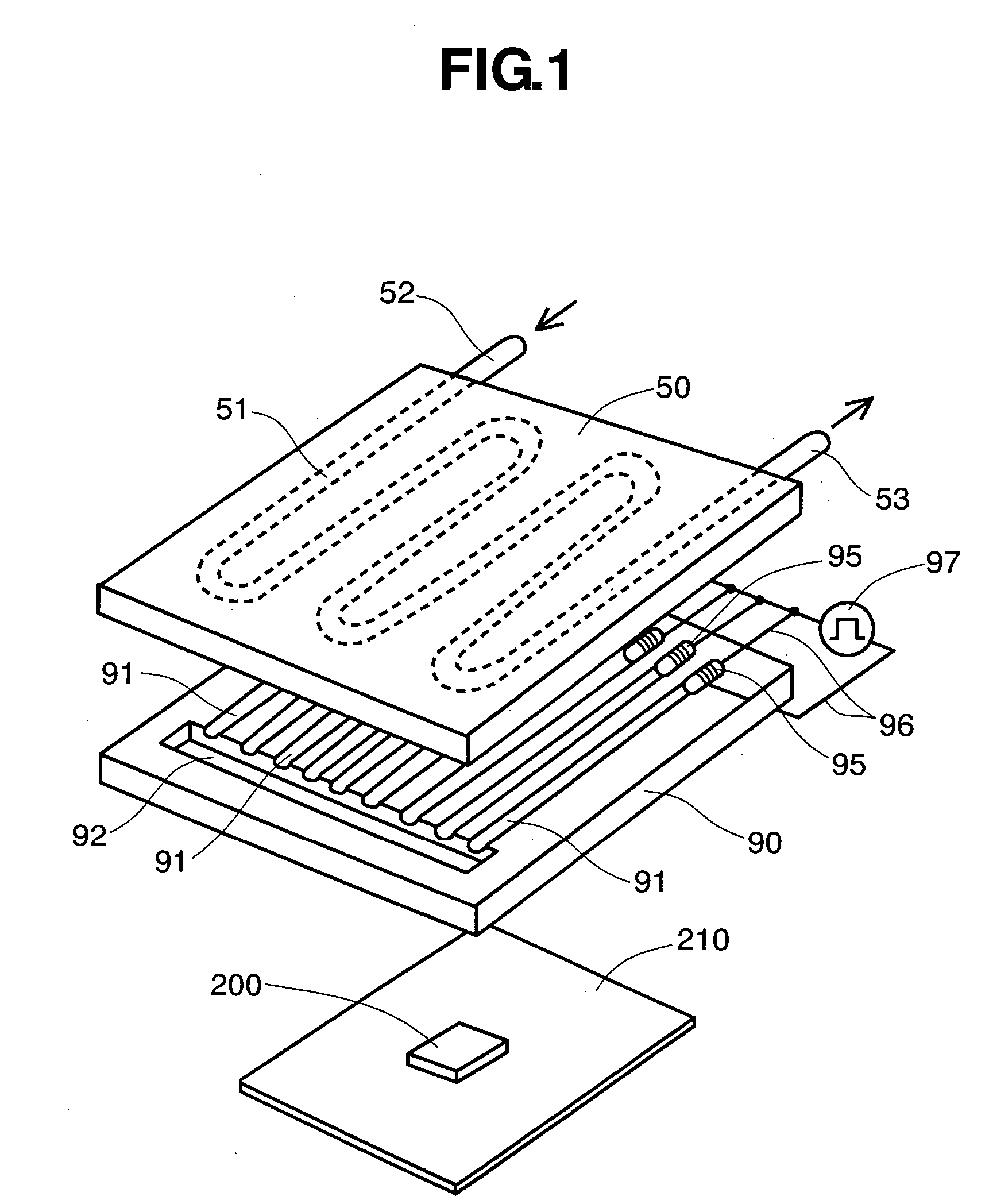 Cooling system or electronic apparatus, and electronic apparatus using the same