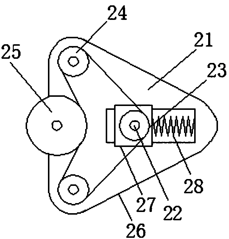 Surface polishing device used for production of rubber pressure gage