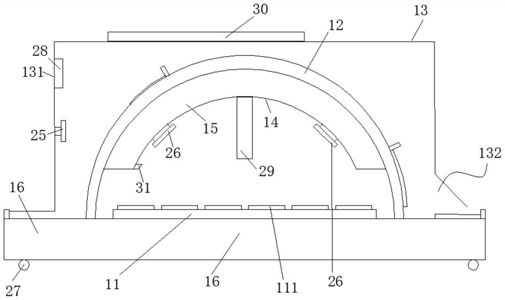 Rice seedling raising device