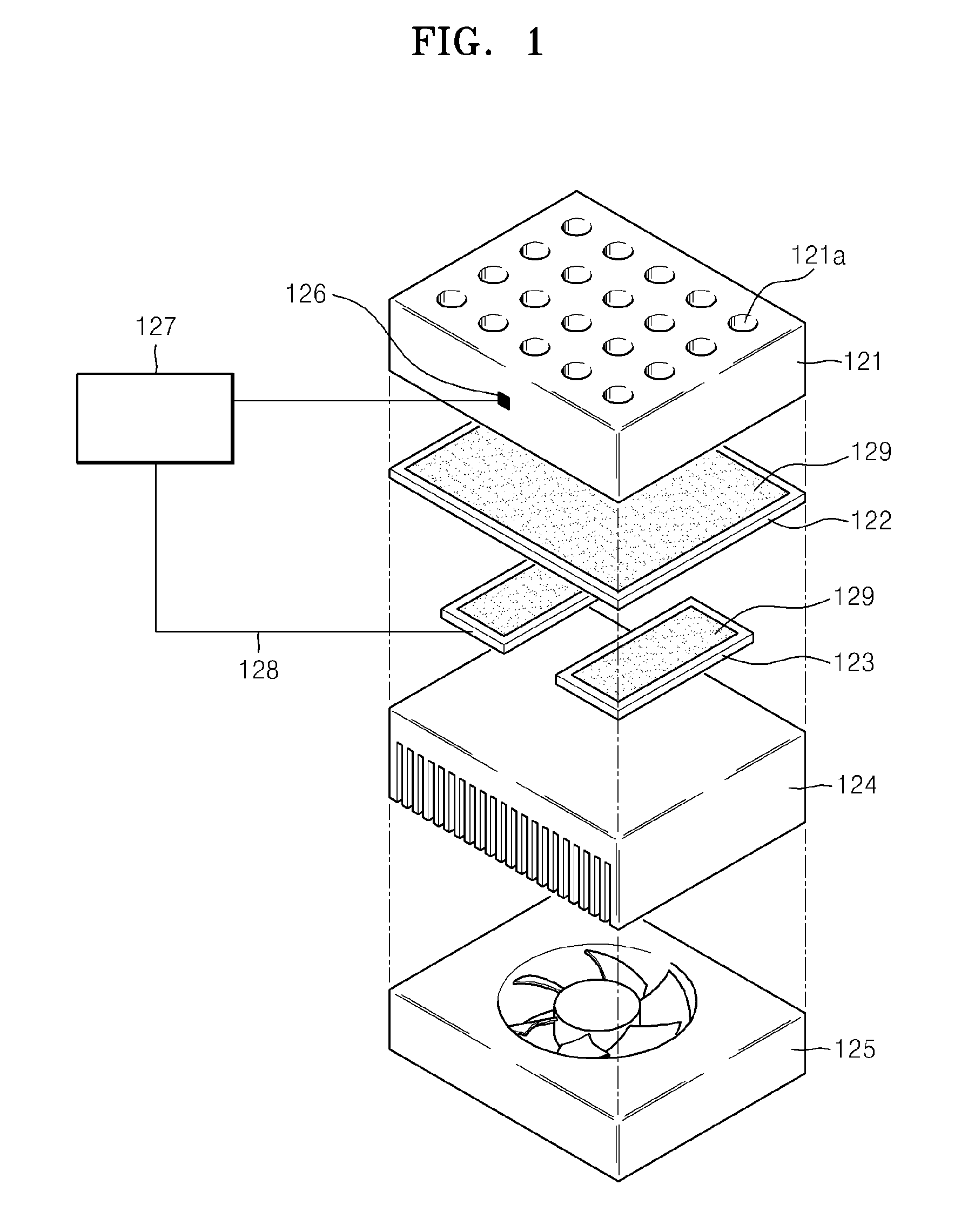 Temperature control apparatus for samples storage