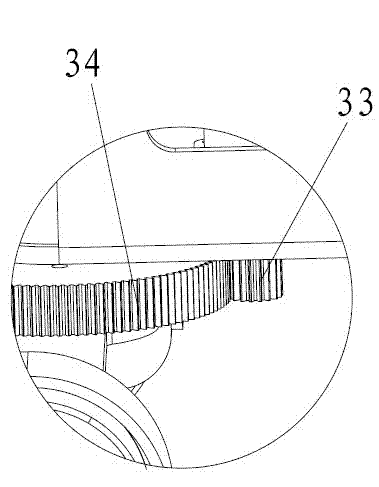 Piling car with rotatable pallet fork