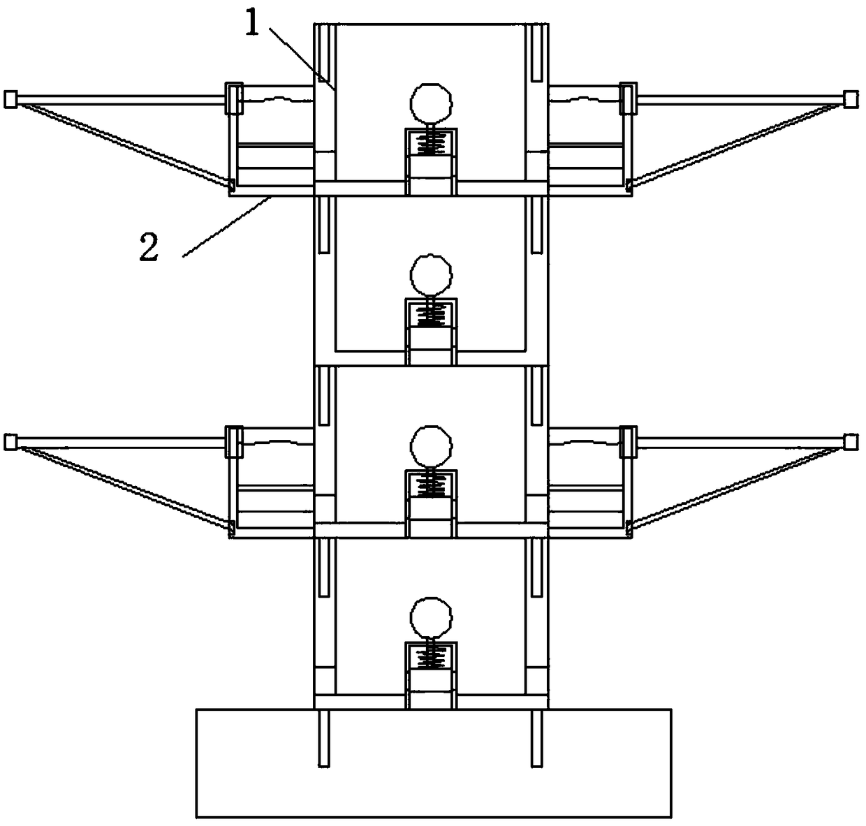 Combined watermelon cultivation seedling culture device