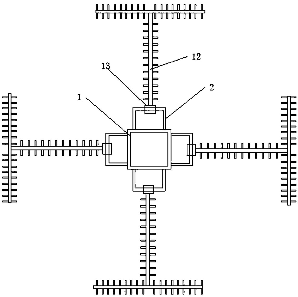 Combined watermelon cultivation seedling culture device