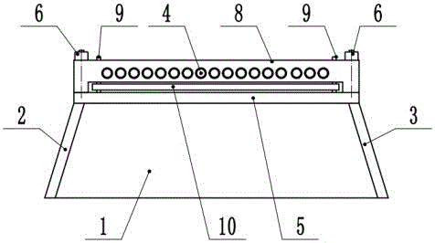 Self-sinking filter residue device of slag extractor