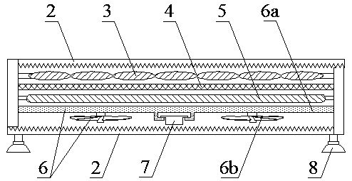 A high efficient solar energy cooling device for shielding a vehicle body