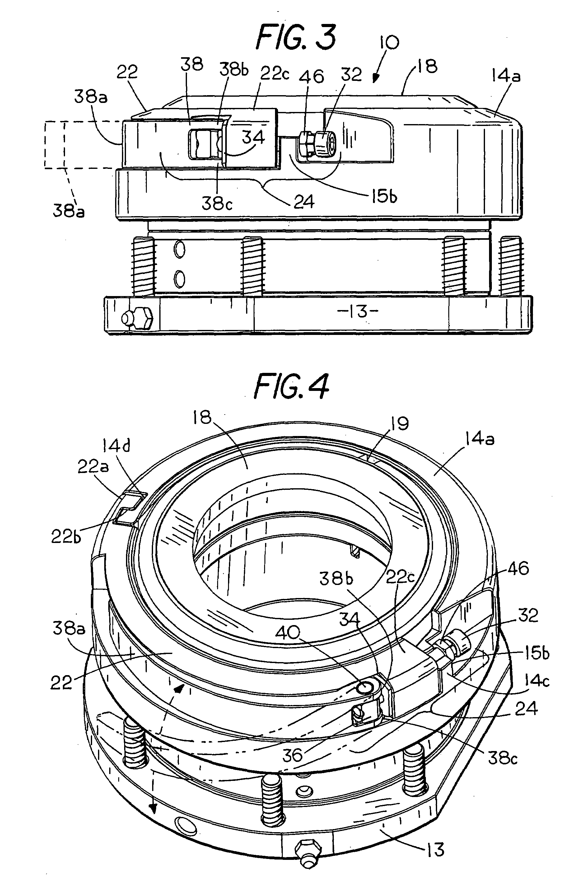 Punch press die holder with hand-operated retaining clamp