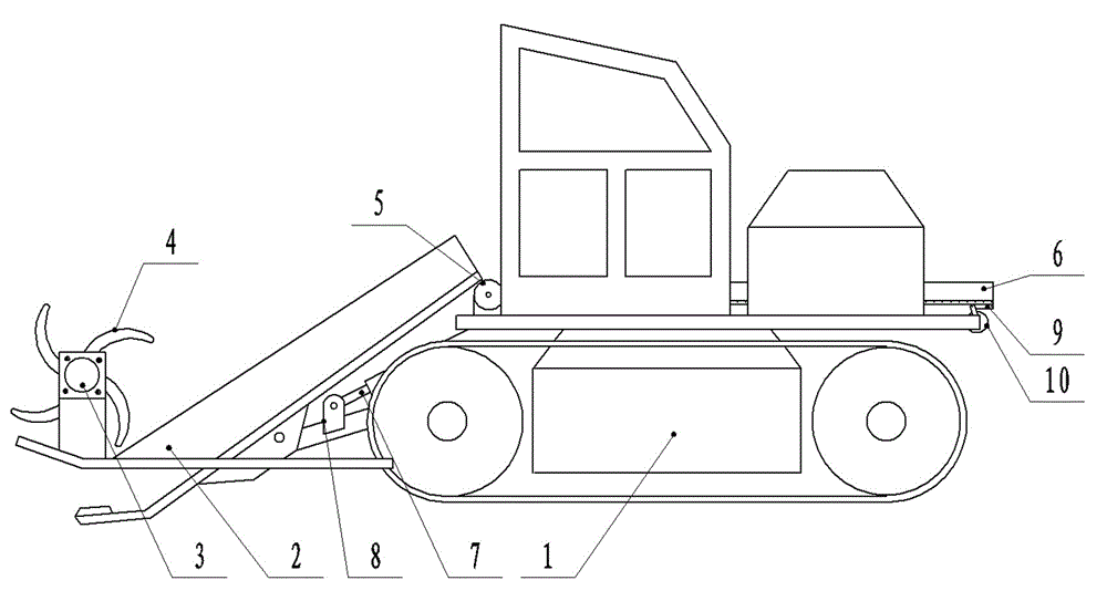 Water chestnut harvesting method and device