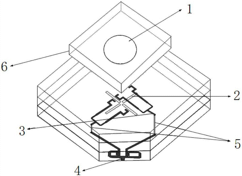 Broadband multi-polarized reconfigurable slot antenna and polarization method therefor