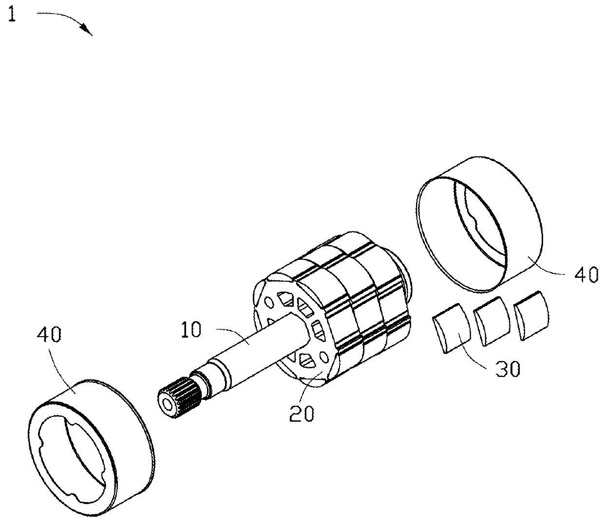 Motor and rotor thereof