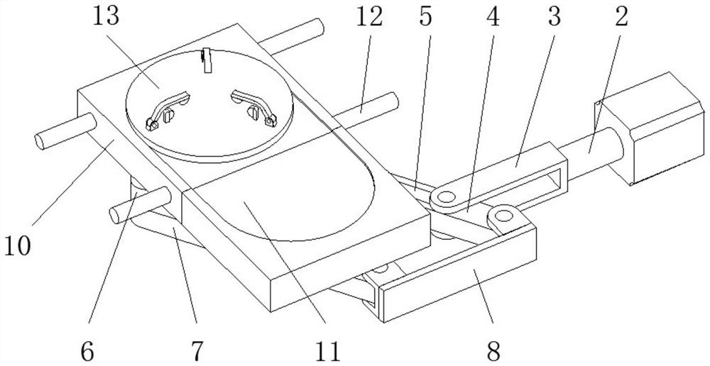 Machining device with continuous tapping structure for automobile plate