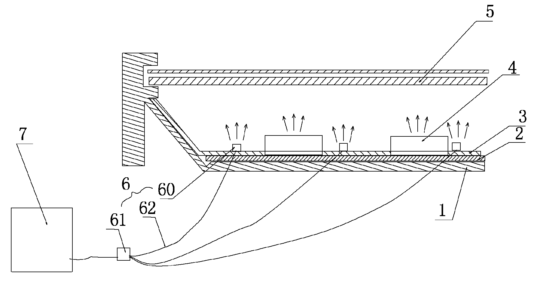 Direct-light backlight module with assisting solar light and liquid crystal display device