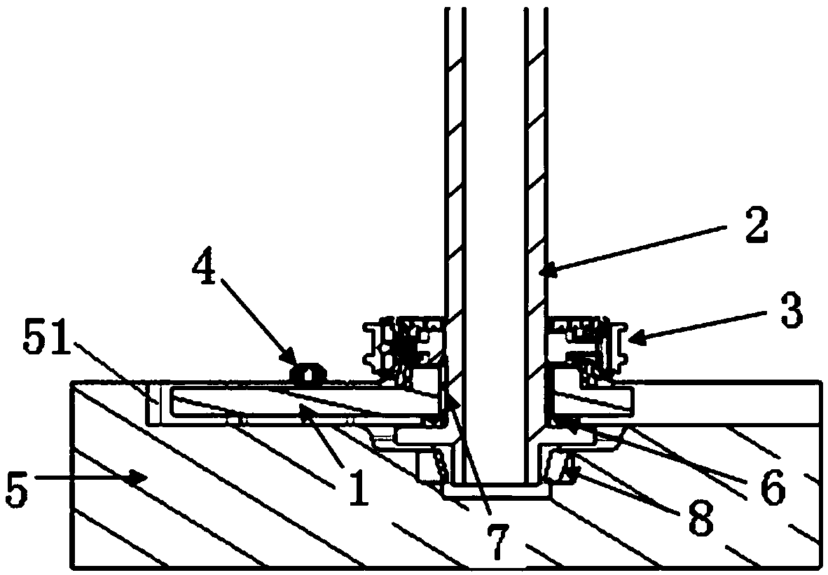 A gearbox shaft locking structure