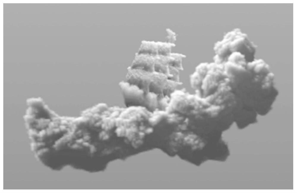 Method and device for making cloud image, storage medium, and computer equipment