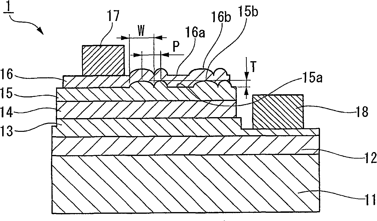 Gallium-nitride-based compound semiconductor light emitting element and its manufacturing method