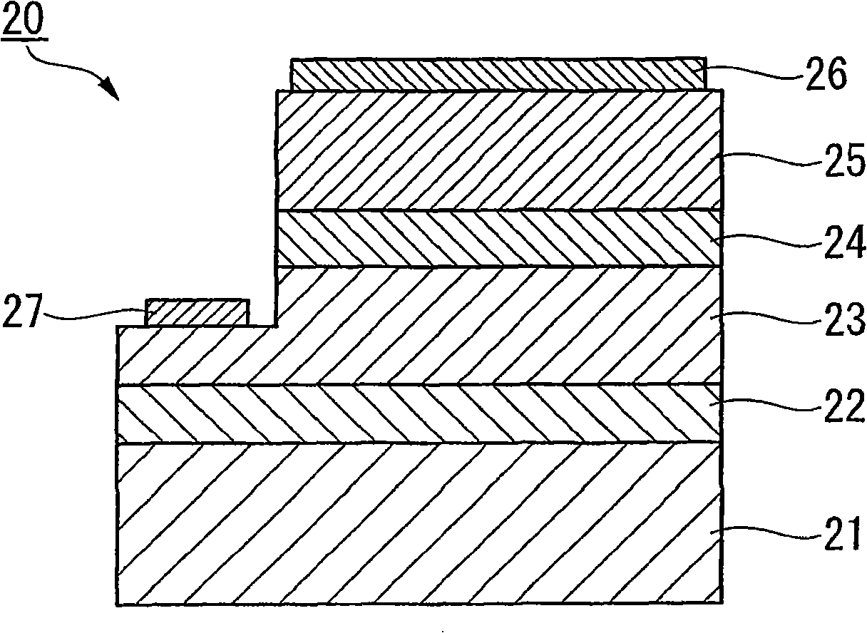 Gallium-nitride-based compound semiconductor light emitting element and its manufacturing method