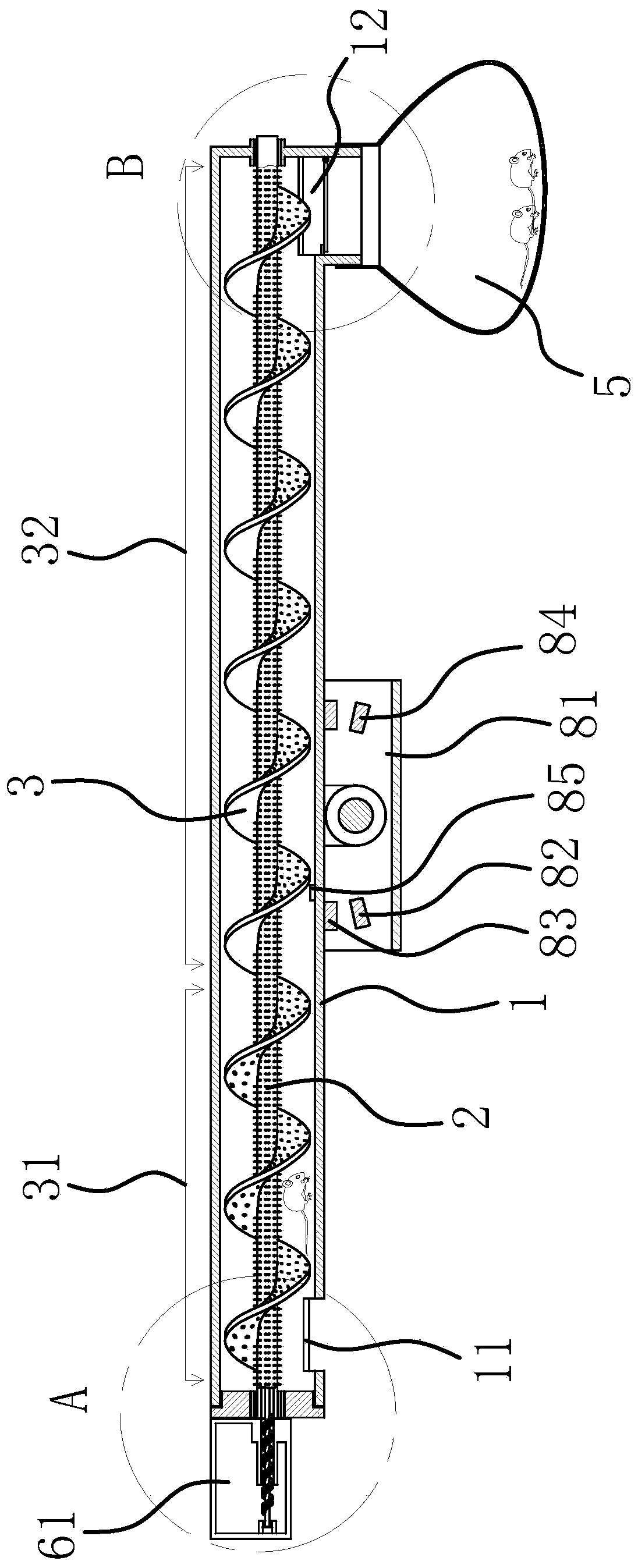 Mousetrap capable of improving mouse catching efficiency