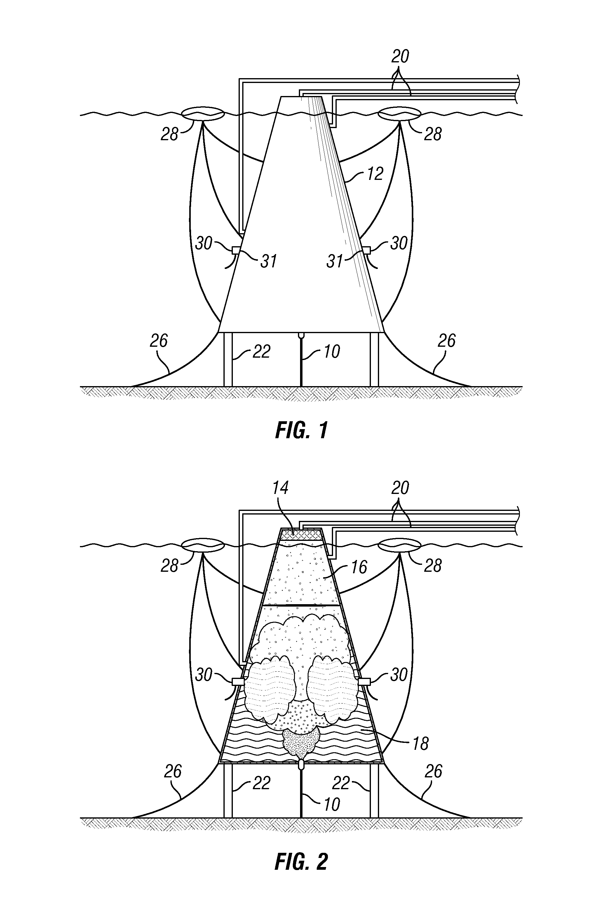 Apparatus and method for producing oil and gas using buoyancy effect