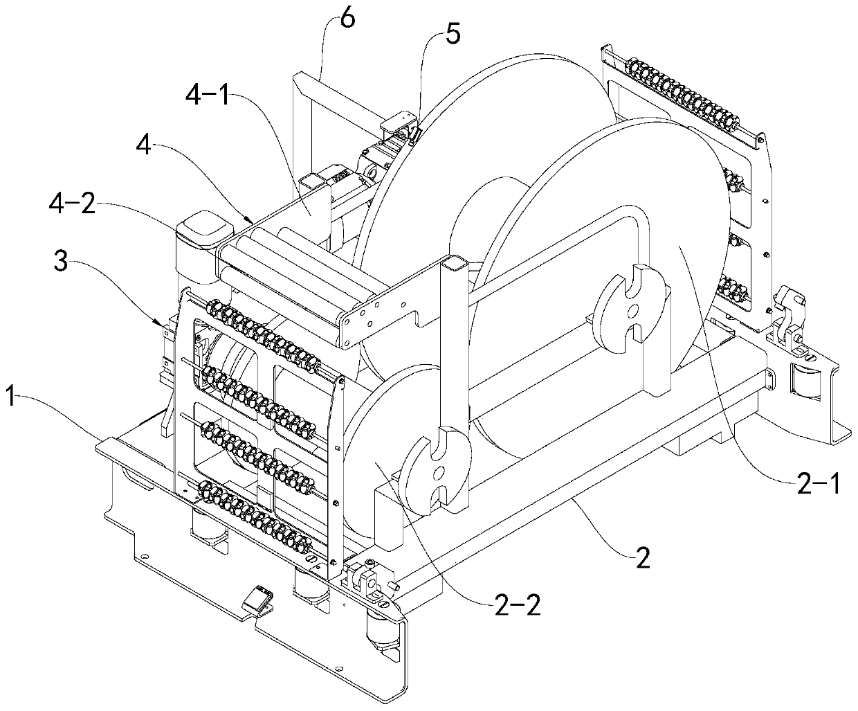 Material unwinding system and material unwinding control method